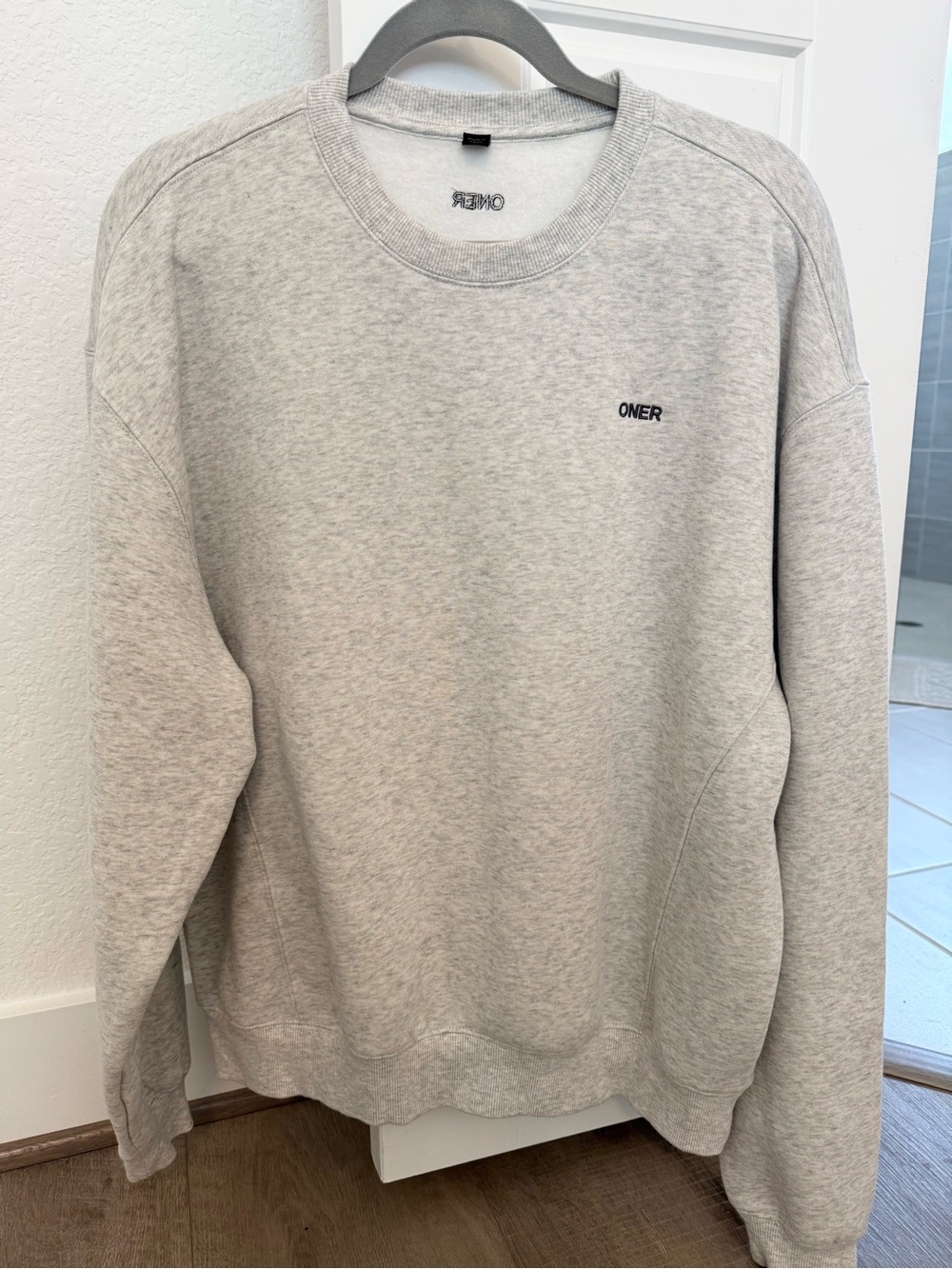 Oner Active Foundations Crewneck Sweatshirt in Light Gray - Medium